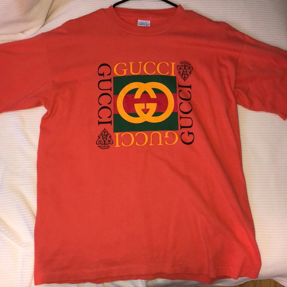 Vintage Bootleg Gucci T shirt